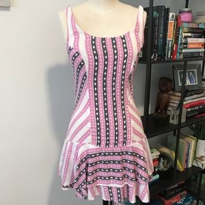 Free People drop waist mini dress
